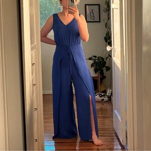Women’s Elegant Sleeveless Wide-leg Jumpsuit